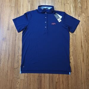Greyson Mens Polo Shirt Size M Blue ST Louis City SC NEW Mls Blue